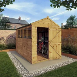 Mercia 10ft X 6ft Premium Shiplap Apex Shed - Including Installation -Garantia Store 13555784 8034949338054920