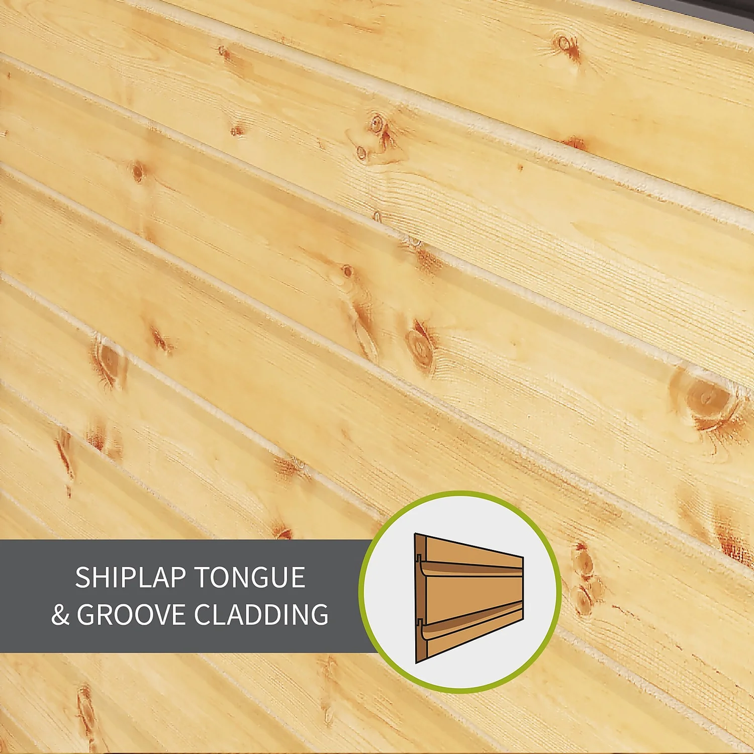 Mercia 6ft X 4ft Premium Shiplap Pent Shed 4 Mercia 6ft X 4ft Premium Shiplap Pent Shed - Image 4