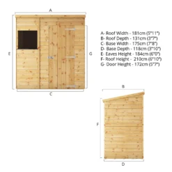 Mercia 6ft X 4ft Premium Shiplap Pent Shed 16 Mercia 6ft X 4ft Premium Shiplap Pent Shed -Garantia Store 13555794 1674949337701229