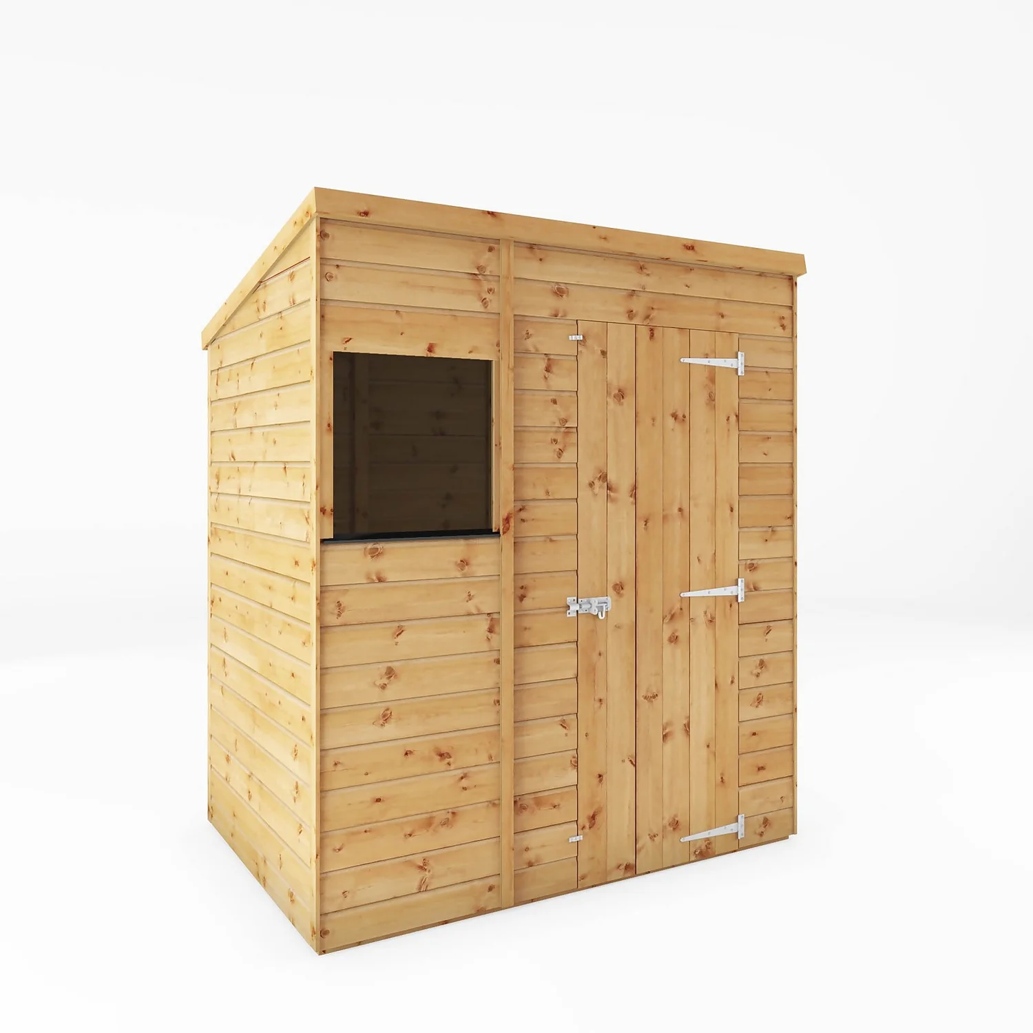 Mercia 6ft X 4ft Premium Shiplap Pent Shed 1 Mercia 6ft X 4ft Premium Shiplap Pent Shed