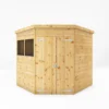 Mercia 7ft X 7ft Premium Shiplap Corner Shed - Including Installation