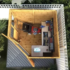 Mercia 7ft X 7ft Premium Shiplap Corner Shed - Including Installation -Garantia Store 13555799 1234949336398143