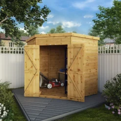 Mercia 7ft X 7ft Premium Shiplap Corner Shed - Including Installation -Garantia Store 13555799 7274949336346984