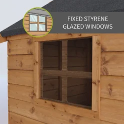 Mercia 5ft X 6ft Honeysuckle Wooden Playhouse -Garantia Store 13555811 3424951879911639