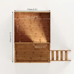 Mercia 5ft X 6ft Pent Wooden Playhouse With Tower 18 Mercia 5ft X 6ft Pent Wooden Playhouse With Tower -Garantia Store 13555813 1314951147279458