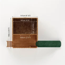 Mercia 5ft X 6ft Pent Wooden Playhouse With Tower & Slide -Garantia Store 13555815 1054951147747959