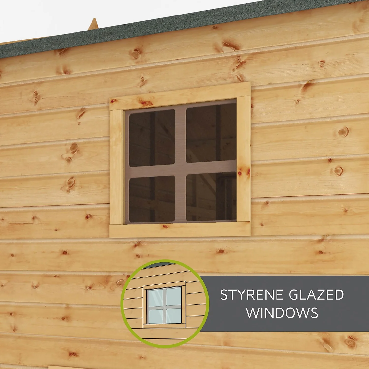 Mercia 6ft X 6ft Dutch Wooden Playhouse 9 Mercia 6ft X 6ft Dutch Wooden Playhouse - Image 9