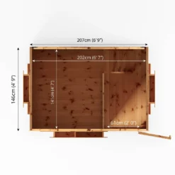 Mercia 7ft X 5ft Swiss Cottage Double Storey Playhouse - Installation Included -Garantia Store 13555821 1504949335566159