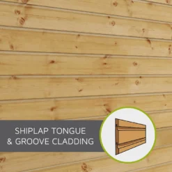 Mercia 10ft X 8ft Premium Shiplap Pent Shed -Garantia Store 13555861 6905011477588545