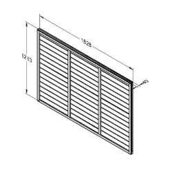 Forest Larchlap Fence Panel - 4ft X 6ft 7 Forest Larchlap Fence Panel - 4ft X 6ft -Garantia Store 13625406 7774936425116874