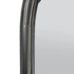 MirrorOutlet Black Somerley Chapel Arch Metal Garden Mirror - 112x61cm -Garantia Store 13950556 1344987139668518