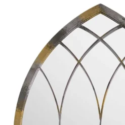 MirrorOutlet Rose Garden Rustic Arch Extra Large Metal Garden Mirror - 161x72cm 5 MirrorOutlet Rose Garden Rustic Arch Extra Large Metal Garden Mirror - 161x72cm -Garantia Store 13950562 1394987139108541