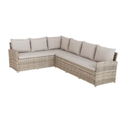 Matara Rattan Effect Corner Sofa Set -Garantia Store 13951470 2045021609439600