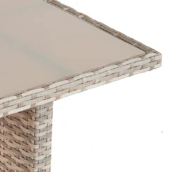 Matara Rattan Effect Corner Sofa Set -Garantia Store 13951470 7185021609623845