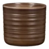 Scheurich Ripple Brown Indoor Pot - 12cm