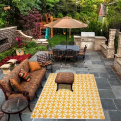 Homebase Outdoor Rug - Mustard 160x230cm -Garantia Store 13953338 1144989199346799