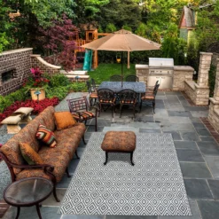 Homebase Outdoor Rug - Grey 240x300cm -Garantia Store 13953340 6054989199320450