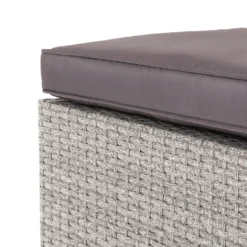 Alexandria Rattan Effect Garden Corner Sofa Set - Ash Grey -Garantia Store 13971225 1575022704549355