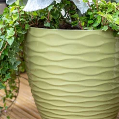 Wave Pot Olive - 33cm -Garantia Store 13973617 1765011239902025