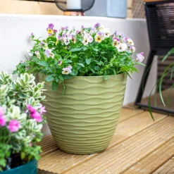 Wave Pot Olive - 33cm -Garantia Store 13973617 2045011239797808