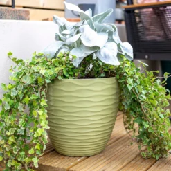 Wave Pot Olive - 33cm -Garantia Store 13973617 8945011239984387