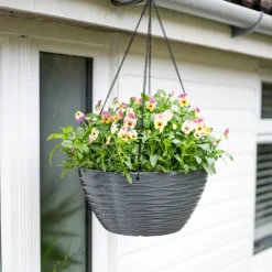 Wave Hanging Basket Charcoal - 35cm -Garantia Store 13973619 8425011239864117