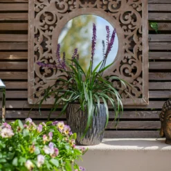 Chiswick Textured Pot Black - 32cm -Garantia Store 13973634 2915011238297361