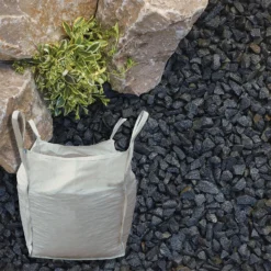Stylish Stone Midnight Grey Stone Chippings Bulk Bag - 750kg