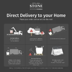 Stylish Stone Onyx Black Cobbles - Bulk Bag 750kg -Garantia Store 13993466 1145009944983753