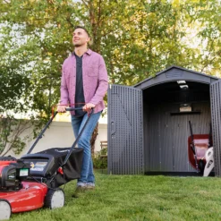 Lifetime 7x7ft Outdoor Storage Shed - Rough-Cut Grey 14 Lifetime 7x7ft Outdoor Storage Shed - Rough-Cut Grey -Garantia Store 13997403 1125000054921586