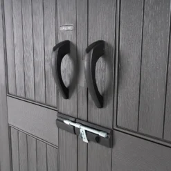 Lifetime 7x7ft Outdoor Storage Shed - Rough-Cut Grey 19 Lifetime 7x7ft Outdoor Storage Shed - Rough-Cut Grey -Garantia Store 13997403 1835000055142995