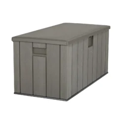 LIFETIME 568L Outdoor Storage Deck Box - Rough-Cut Brown -Garantia Store 13997406 2064999835488896