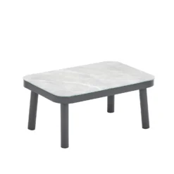 Heba Grey Metal Garden Corner Sofa Set -Garantia Store 14005702 6005022704839677