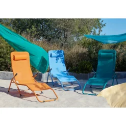 Siesta Sun Lounger - Yellow 8 Siesta Sun Lounger - Yellow -Garantia Store 14005766 1585022687597849