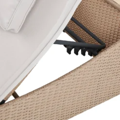 Natural Folding Rattan Sun Lounger 16 Natural Folding Rattan Sun Lounger -Garantia Store 14005776 2015022649763655