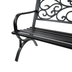 Ornate Metal Garden Bench 5 Ornate Metal Garden Bench -Garantia Store 14005780 3405018249598597