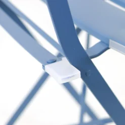 Millie Metal Bistro Set - Blue -Garantia Store 14005783 1845018249892762