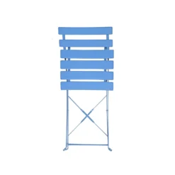 Millie Metal Bistro Set - Blue -Garantia Store 14005783 2055018249978976