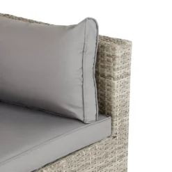 Cairo Grey Rattan Effect Garden Sofa Set -Garantia Store 14005786 1475022103262325