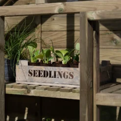 Forest Garden Georgian Wall Greenhouse With Auto Vent -Garantia Store 14013374 1185004556296282