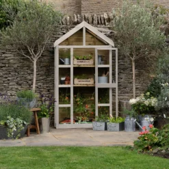 Forest Garden Georgian Wall Greenhouse With Auto Vent -Garantia Store 14013374 1935004556476639