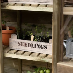 Forest Garden Georgian Wall Greenhouse With Auto Vent -Garantia Store 14013374 4665004556339623