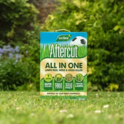 Aftercut All In One Lawn Feed, Weed & Moss Killer 160m2 Box -Garantia Store 14013976 1185003754804597