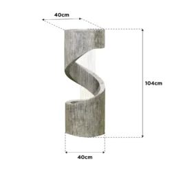 Stylish Fountain Spiral Showers Water Feature With LEDs -Garantia Store 14519354 4325047822566918