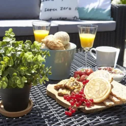 Keter California 4 Seater Outdoor Garden Furniture Chaise Lounge Set - Graphite With Grey Cushions 15 Keter California 4 Seater Outdoor Garden Furniture Chaise Lounge Set - Graphite With Grey Cushions -Garantia Store 14539596 1265041801781484