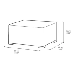 Keter California 5 Seater Double Sofa Outdoor Garden Furniture Lounge Set - Graphite With Grey Cushions 15 Keter California 5 Seater Double Sofa Outdoor Garden Furniture Lounge Set - Graphite With Grey Cushions -Garantia Store 14539597 1145041801866288